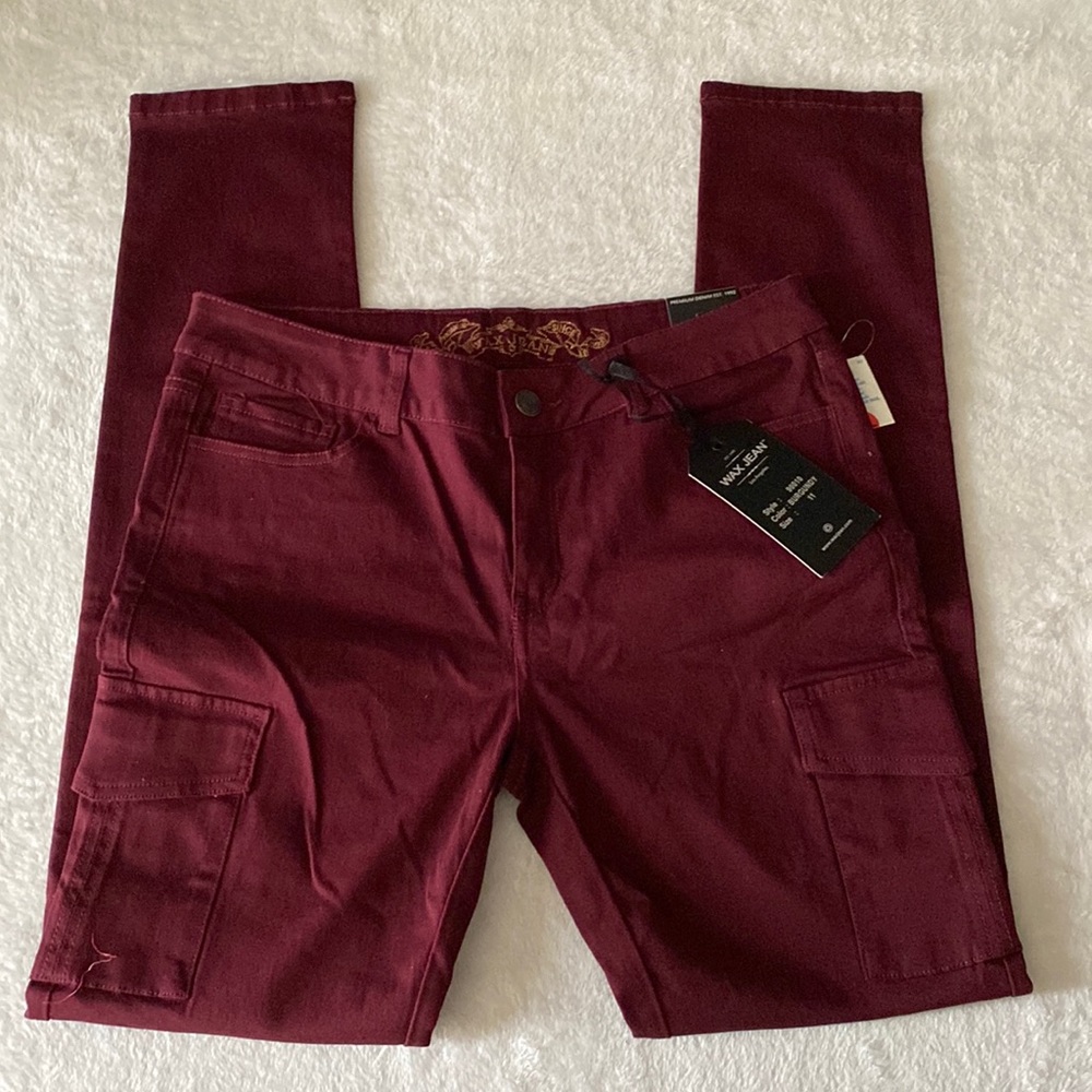 Wax Jeans cargo skinny jeans (size 11)